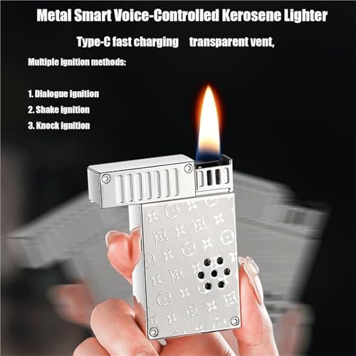 Encendedor de queroseno inteligente metálico con múltiples métodos de encendido 3