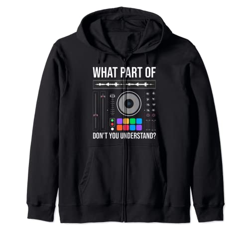 Diseño divertido de DJ para hombres mujeres Sound Engineer Disc Jockey Sudadera con Capucha
