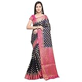 Rajnandini Indian traditional sarees Navy Blue Silk Weaving Work Traditional Saree For Women