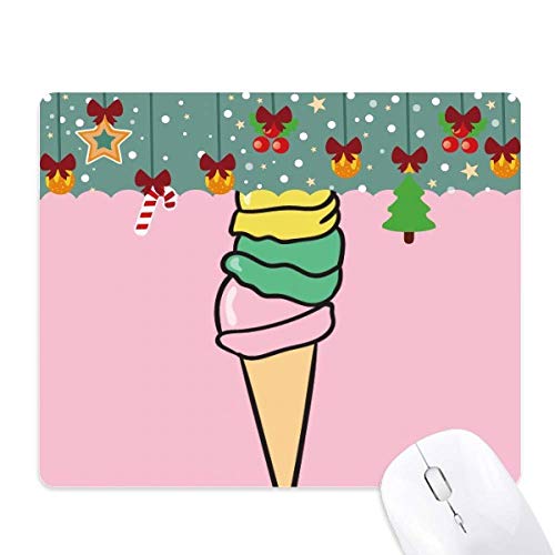 Tapis de souris en caoutchouc de Noël original pour un cadeau de bureau coloré
