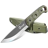 CVLIFE Fixed Blade Knife with Sheath, 5.1