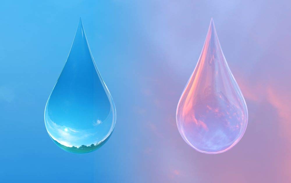 5 AceFresh pure water drops sticker poster|save water|save environment