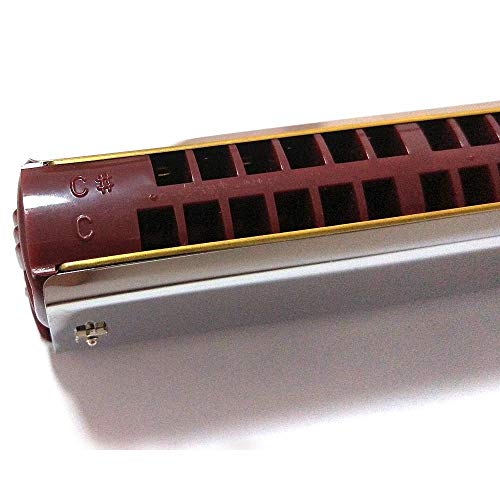 KIRANDIE Harmonica monochromatiques Harmonica 44 Trous Blues Harp Key C Bouche d’orgue en Laiton Roseaux Résine… - Les Beatles, Paul McCartney, John Lennon, RIngo Starr, George Harrison KIRANDIE Harmonica monochromatiques Harmonica 44 Trous Blues Harp Key C Bouche d'orgue en Laiton Roseaux Résine…