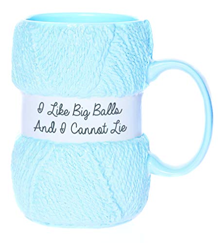 Boxer Gifts MU3050 Like Big Balls Taza de punto novedosa (cerámica, 350 ml)