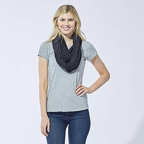 Hadley Wren Women's Classic Solid Soft Lightweight Everyday Infinity Scarf4