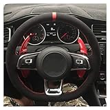 ★ Es besteht aus atmungsaktivem, verschleißfestem und hervorragendem Leder, mit festen Nähten, geeignet für jedes Wetter und jede Jahreszeit.Ergänzen Sie Ihr anderes Autozubehör, wie z. B. Autositzbezüge aus Leder, um einen hochwertigen Lederlook hinzuzufügen und das Fahren zu einem echten First-Class-Erlebnis zu machen.