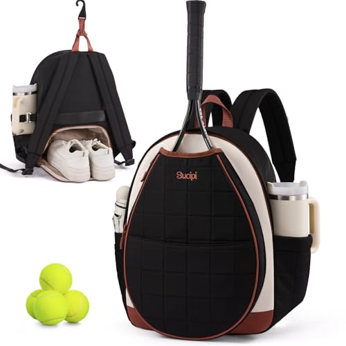 Sucipi Tennis Backpack with Cup Holder
