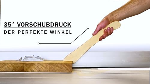 Schiebestock für Tischkreissägen, Fräsen und Hobel - Push Stick aus Multiplex – Werkstückschieber (2)