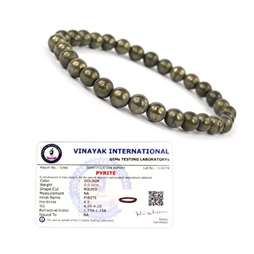 Image of Reiki Crystal Products Certified Natural Crystal Stone Bracelet 6 mm Round Beads for Men & Women | Premium Gemstone Jewellery Collection | Reiki Charged | Multiple Stone Variants Available