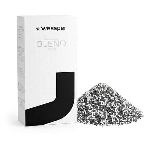 Wessper 3er-Pack Filtergranulat - Nachfüllbeutel 95g für Aarke ReFilter Kannen Granulat für Aarke Wasserfilter Reduktion von Chlor Metallen Kalk Verbesserung von Geschmack und Geruch