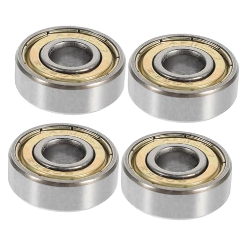 NOLITOY 4Pcs Steel Wheelchair Manual Wheelchair Bearing Bronson Round Wheelchair Accessories Wheelchair Ball Bearing Manual Steel Bearing Wheelchair Bearings Small Wheel