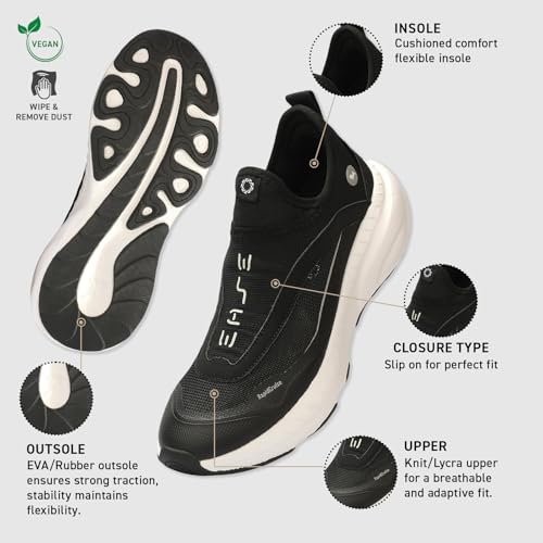 Image of Neeman's Begin Walk Rush Slip On Shoes for Men & Women | Lightweight Breathable Walking Shoes with Cushioned Sole, Liteweight & Easy Wear | Casual Slip On Sneakers for Daily Use