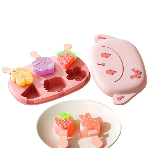 Moldes De Silicona Para Paletas De Hielo | Bolsas Para Paletas Heladas - Utensilios De Cocina Para Postres Fríos Con Frutas Yogur Y Gelatina Y Accesorios Para Repostería