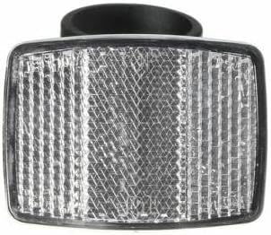 Bicycle Safety Reflectors for Enhanced Visibility, Red and Silver, Easy Install