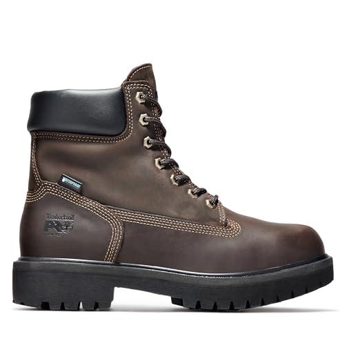 Timberland PRO Timberland PRO Men's Direct Attach 6 Inch Steel Safety Toe Insulated Waterproof Industrial Work Boot, Brown-2024 NEW, 10 M