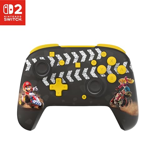 Image of Turtle Beach Rematch Wireless Gaming Controller: Mario Kart World, Switch 2 | Nintendo Switch OLED, TMR Thumbsticks, Rechargeable 40-Hr Battery, 2 Mappable Back Buttons, Motion Controls, Mario Kart World