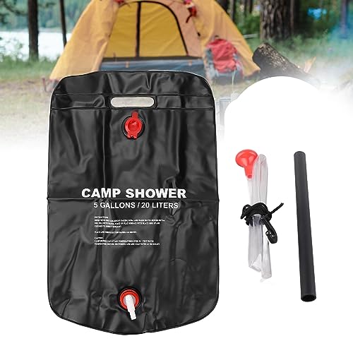 Portable Shower Bag, Effectively Absorb Solar Energy Solar Shower Bag PVC for Outdoor Travel Sandy Beach Swimming Camping - Image 2