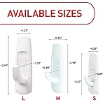 Command 5 lb Large Utility Hooks, 7 Wall Hooks and 12 Strips, Damage Free Hanging with Adhesive Strips, No Tools for Hanging, Organization and Storage | 12-Strips, Organize, Damage-Free - Image 2