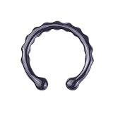 Gsdviyh36 Body Piercing Jewelry,Punk Women Non Piercing Open Hoop Fake Nose Ring Hanger Clip On Body