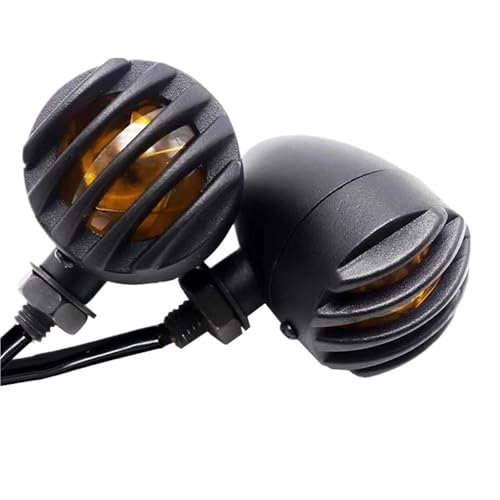 Clignotants moto ambre pour virées nocturnes | Style obus 12V