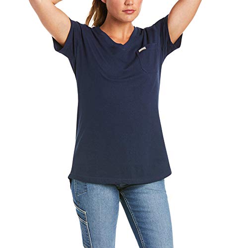 ARIAT Rebar Cotton Strong V-neck Top