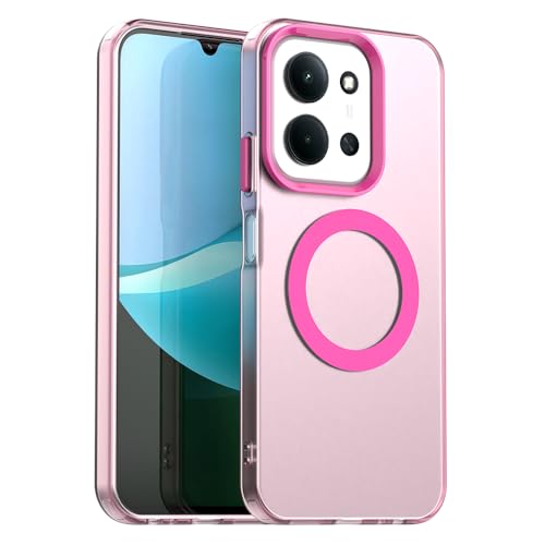 Pzwoxukhov Compatible with Redmi 15C (171mm) Case Cover,Compatible with Magsafe,Shockproof Magnetic Phone Case，Compatible with Redmi 15C (171mm) Case Red