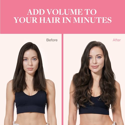 Image of GOO GOO Clip in Hair Extensions Real Human Hair Brown Remy Extensions