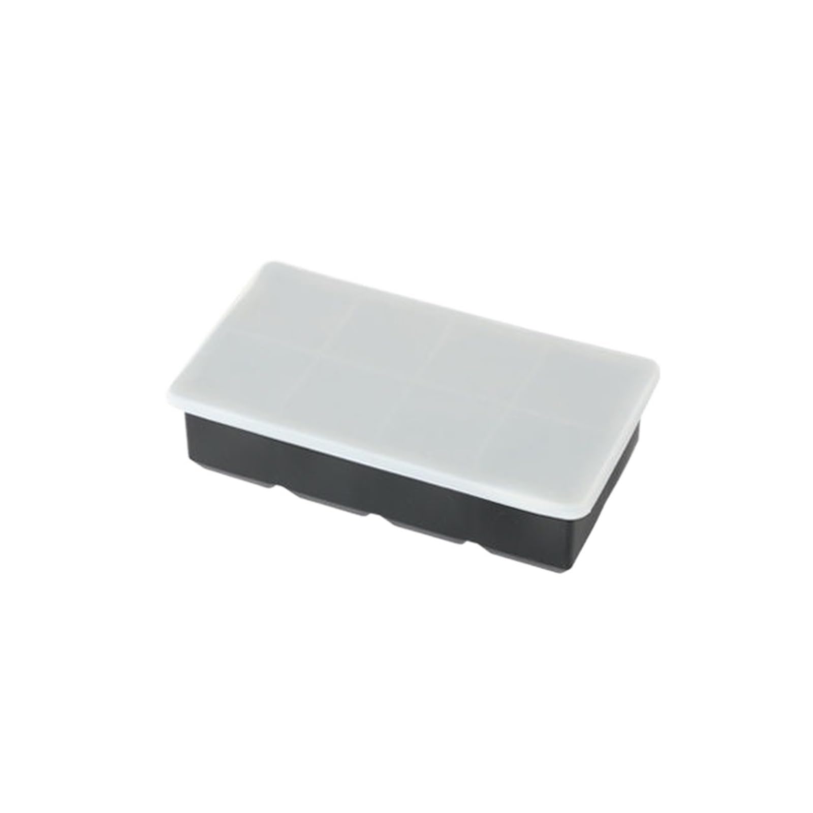Bandeja de Cubitos de Hielo Grande 2/4/6/8/15 Molde de Rejilla Molde de Bandeja de Hielo Cuadrada Molde de Bandeja de Silicona de Grado Alimenticio Cubitera Grande Bandeja de Fabricación de Hielo DIY