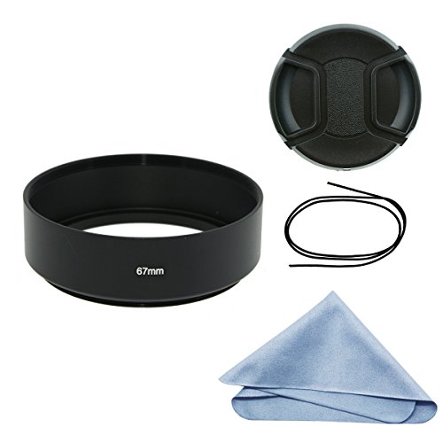 Sioti 67Mm Lens Hood, Matte Treatment Inside, Aluminum Material, Compatible With All Camera Lens S/C/N/F/O/P Etc.(67Mm) #TOP2