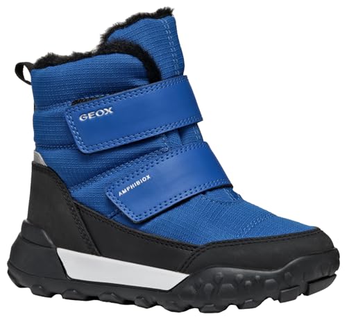 Geox JUNIOR J TREKKYUP BOY B ABX SNOWBOOTS ROYAL/BLACK 30_EU