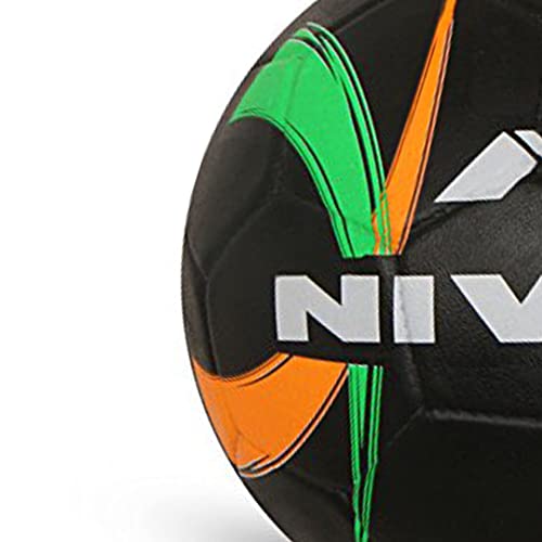 Image of Nivia Street Ball Rubber Football, Size 5 (Black)