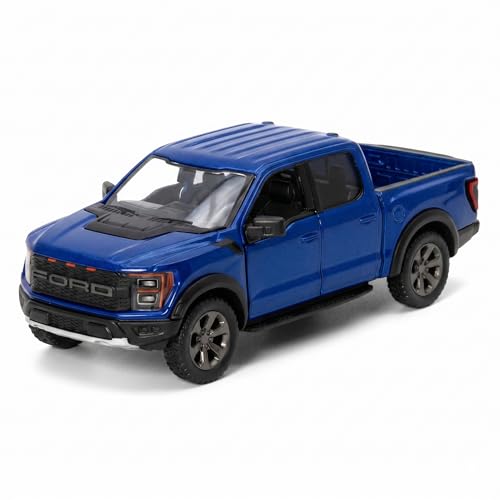 Image of Wizplex Kinsmart Ford F-150 Raptor R 1:36 Scale Officially Licensed Die-Cast Metal Car Model - Pull-Back Action Openable Doors Pick-Up Truck Collectible Toy