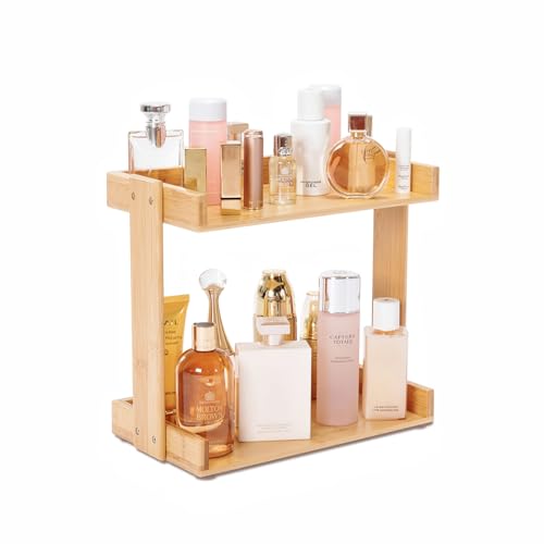 PELYN 2-Tier Countertop Organizer for Bathroom Counter, Makeup Organizer for