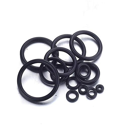200PCS O-Ring Gasket kit Rubber Washer Seals Assortment Set Electrical Gasket Ring for Plumbing Washer Seal & Auto Quick Repair (200)