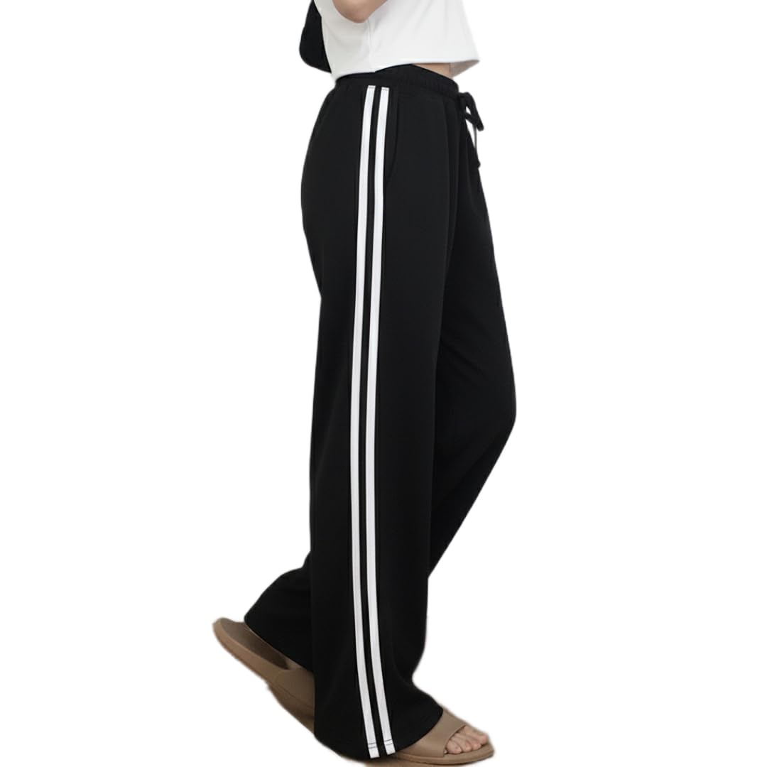 dockstreet Track Pant for Women || Baggy Fit || Track Pants || Full Elastic Jogger Track Pant ||-picture-53
