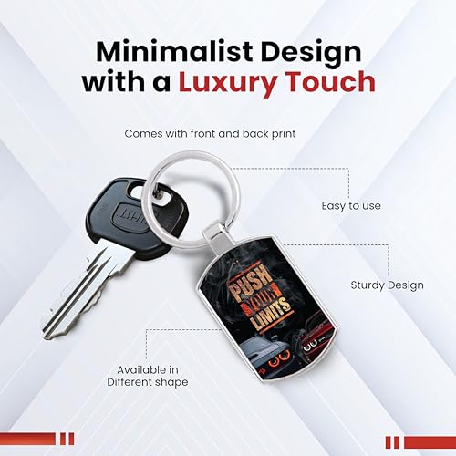 Image of Premium Printed Metal Keychain for Men & Women | High-Definition Artwork Print | Durable Key Ring for Car, Bike, Home & Office Keys | Stylish Decorative Key Holder Gift