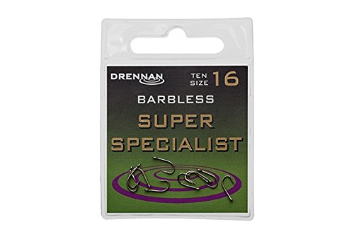 Drennan Super Specialist Barbless Hooks - Size 20