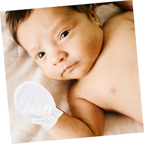 6pairs Newborn Gloves Soft Cotton Scratch Mittens for Winter Protection4