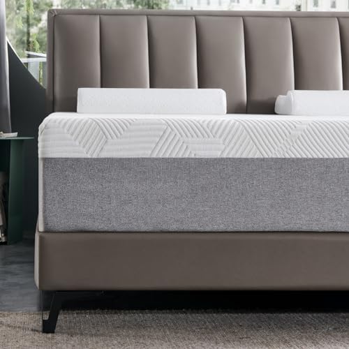King Size Mattress, Medium Firm 8 Inch Memorys Foam Mattress in a Box, Supportive & Pressure Relieving with Soft Fabric Cover