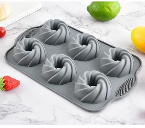 Molde de silicona para cubos de hielo en forma de corona de Navidad miniatura 4