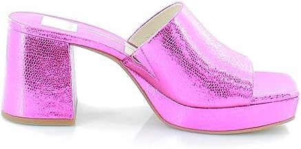 Dolce Vita Women's Marsha Modern Mule, Electric Pink Crackled Stella, 8 | Image 5