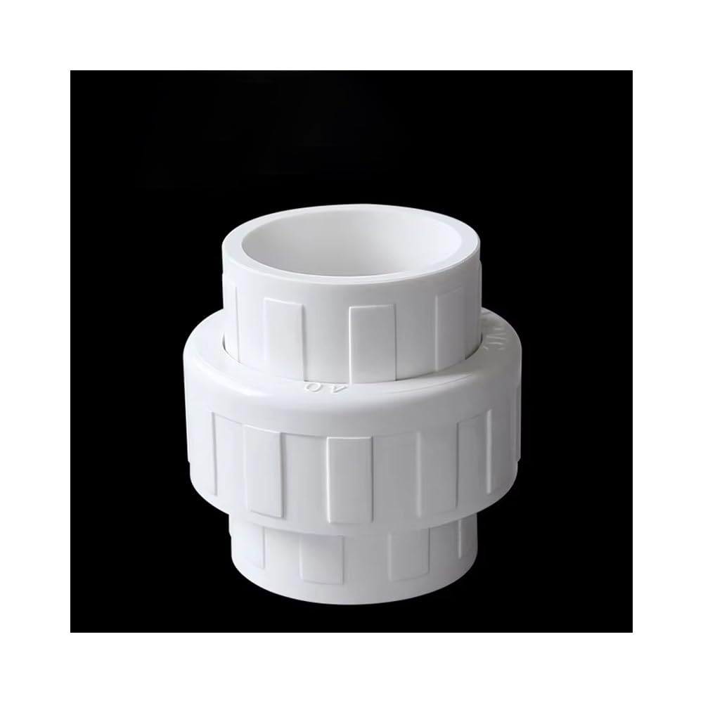 Złącze Rurowe PVC 1 Szt., Bezpośrednie Złącze Do Węży Akwariowych I Innych Akcesoriów Do Nawadniania Ogrodów, Średnica Wewnętrzna 20-110 Mm(White,75MM)
