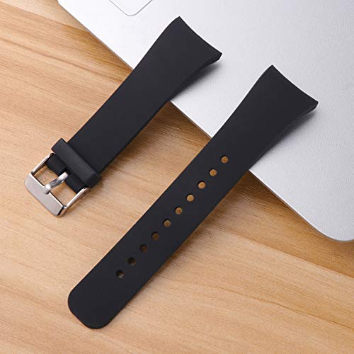 NICERIO compatível com Samsung Gear Fit 2 R360 Fit 2 Pro R365 Pulseira de silicone para relógio inte