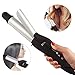 ZOREYA 2 IN 1 Curling Iron Anion Ceramic Straightening Flat Curling Wand Hair Curler LCD Temperature Display With Anti-scalding Handle