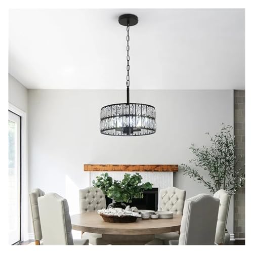 Chandelier suspendu LED cristal K9 moderne lampe de plafond luxe cuisine table