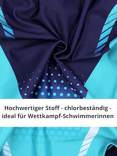 Bañador natación niña Aquarti duradero que no se deforma con el cloro 3