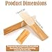 10 Pcs Alto Sax Reeds, 7x1.6cm Natural Saxophone Reeds Musical Instrument Accessories for Saxophone of Any Size (Strength 2.0)