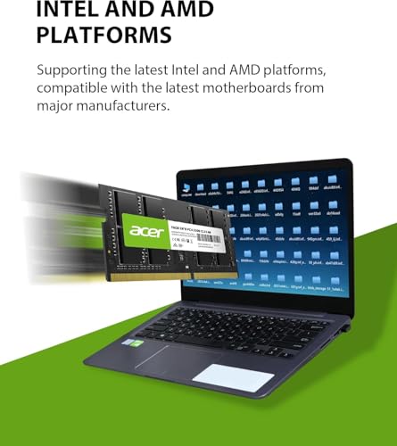 Image of DDR4 ACER DRAM SD100 So-DIMM Memory for Laptops 3200MHz 16GB 22-22-22-52 2R*8