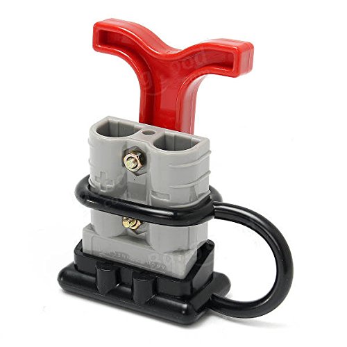 SGerste 4Pcs 12-24V 50Amp Dust Cap Cover for Anderson Style Plug Connectors Set