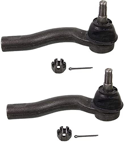 Image of Detroit Axle - 8pc Front End Control Arms Kit for 07-12 Ford Fusion Lincoln MKZ, 07-09 Mercury Milan, 2 Lower Forward Control Arms 4 Tie Rod Ends 2 Boots 2007 2008 2009 2010 2011 2012 Replacement